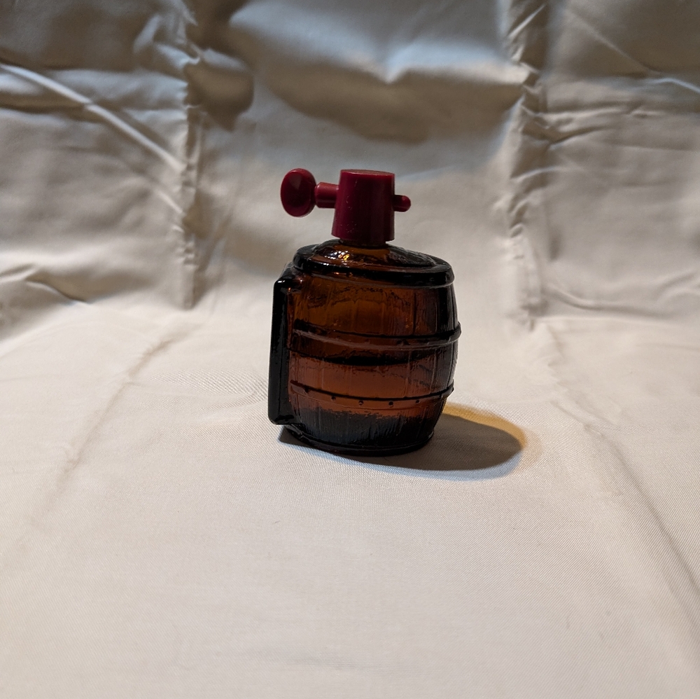 Vintage Brown Barrel Style Avon Bottle